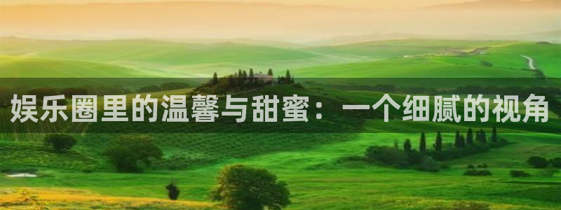 长运娱乐：娱乐圈里的温馨与甜蜜：一个细腻的视角